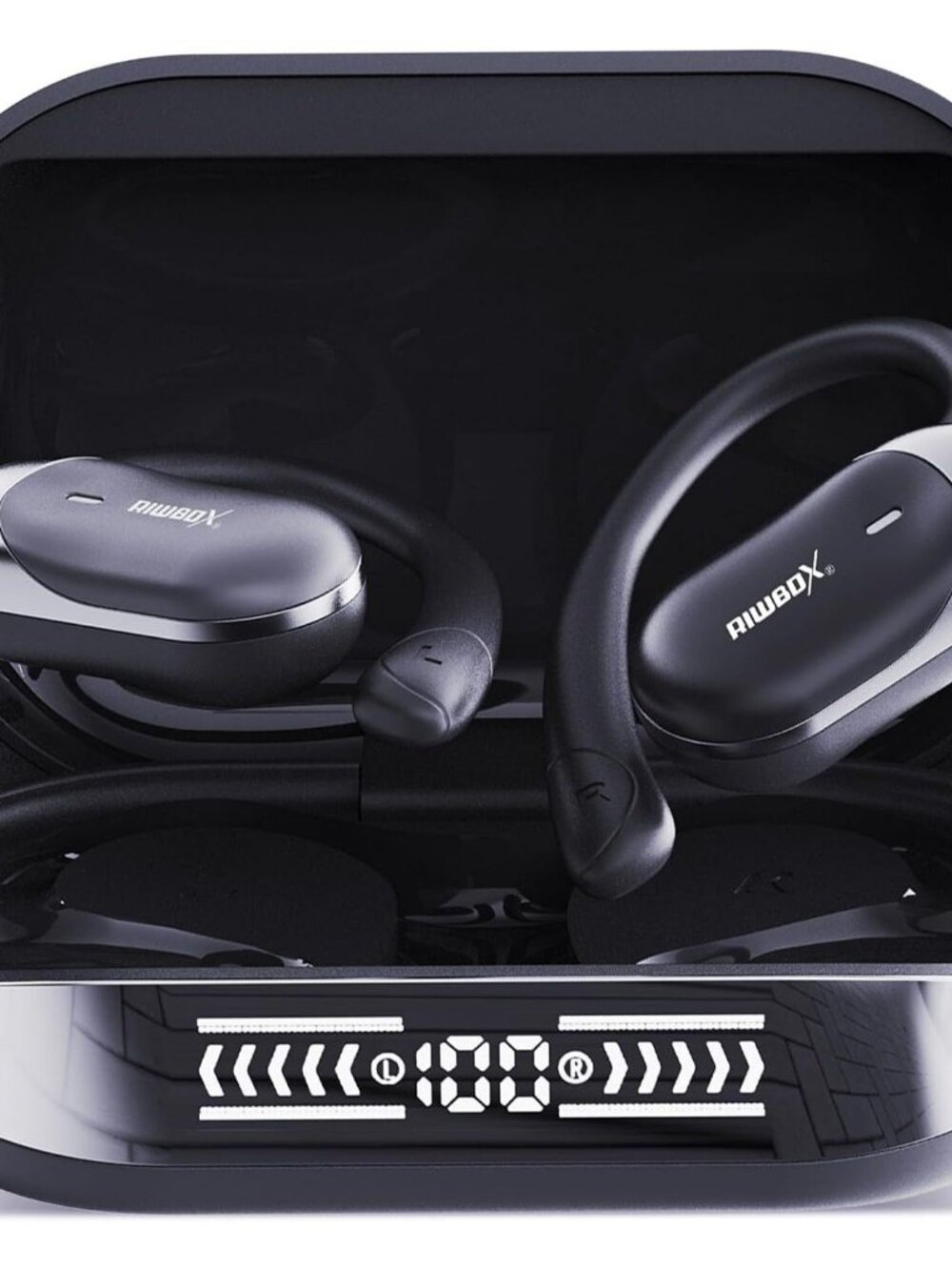 Riwbox Noise Cancelling Earbuds, Open Wireless Earbuds with Translation, no Subs